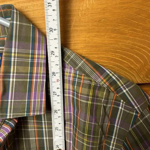 Paulo Ralph Lauren mens button up dress shirt slim fit neck 15 1/2 wedding event - Picture 5 of 8